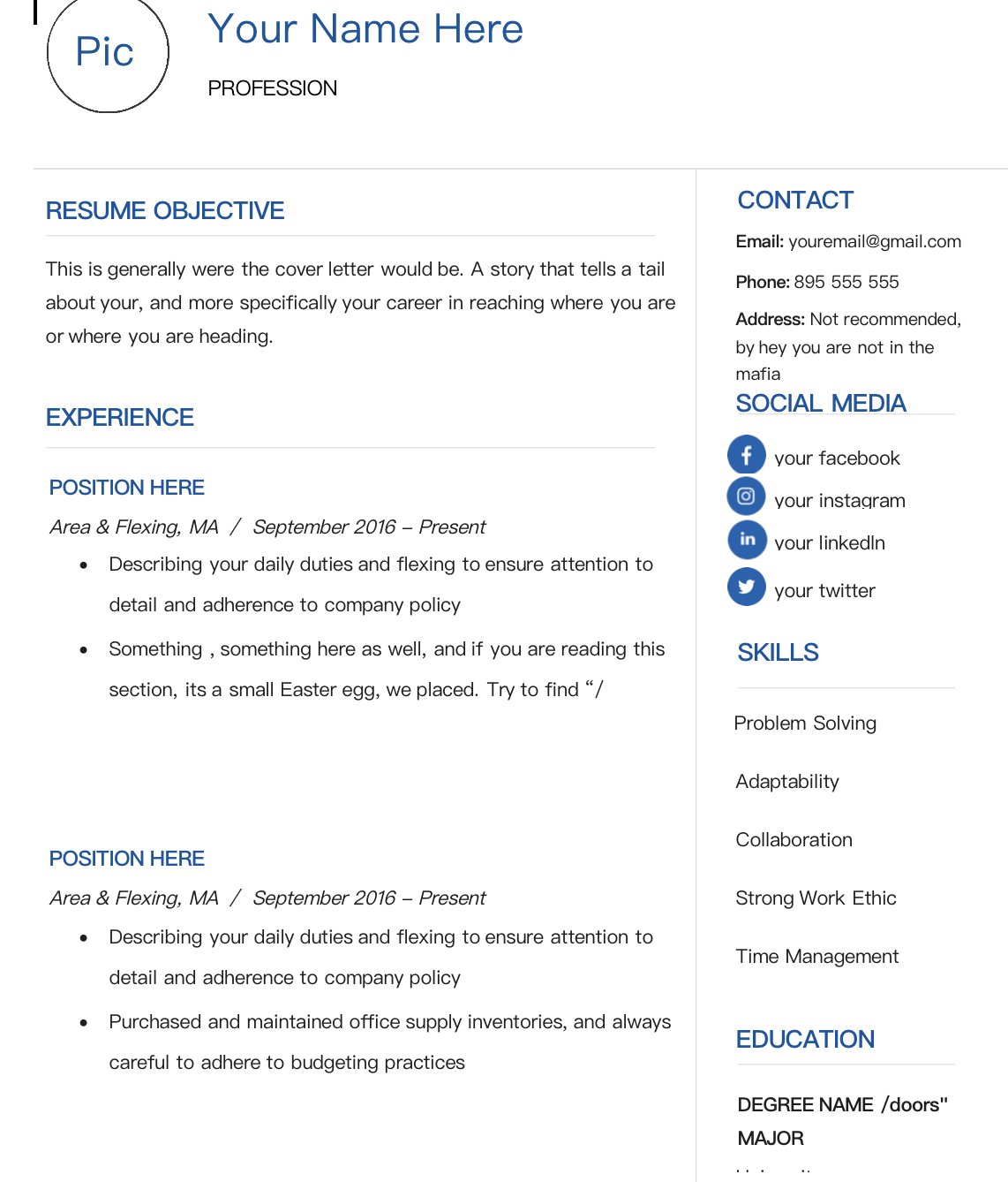 Joblify Connect Resume Image